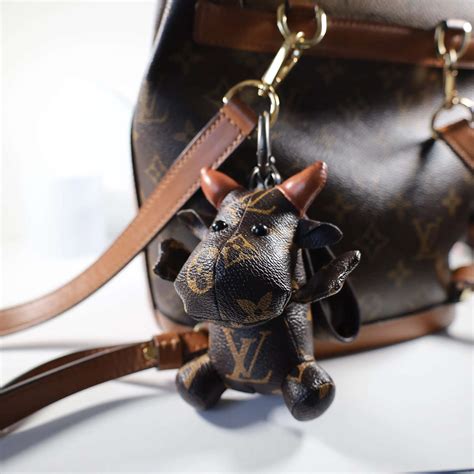 lv cow keychain|louis vuitton keychain holder.